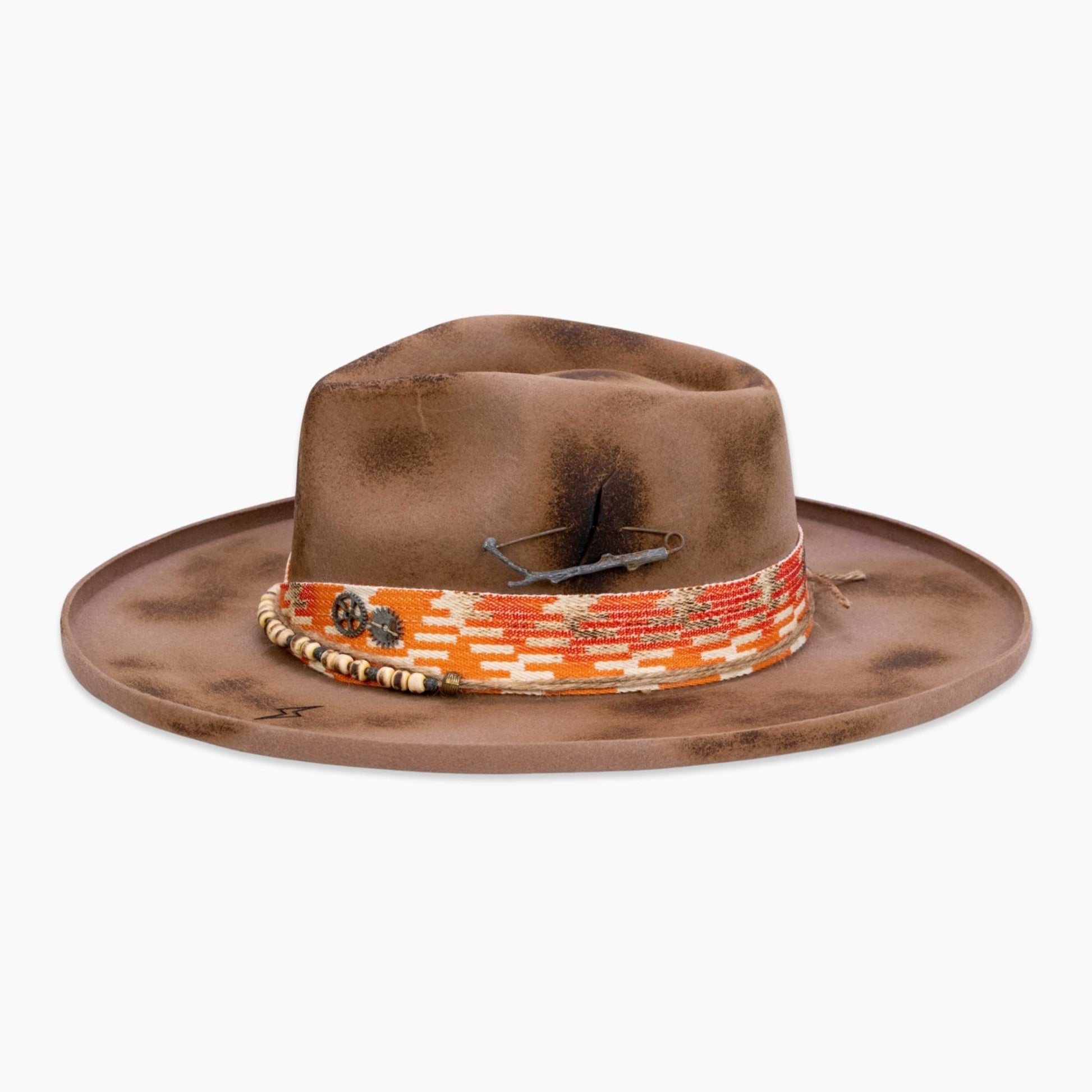 Rustmark – Distressed Western Hat in Burnt Caramel - Ruediger Hats