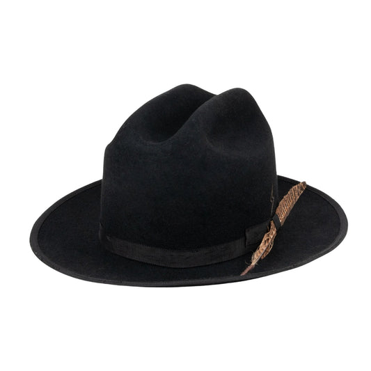 Ryder - Distressed Vintage Western Fedora - Ruediger Hats