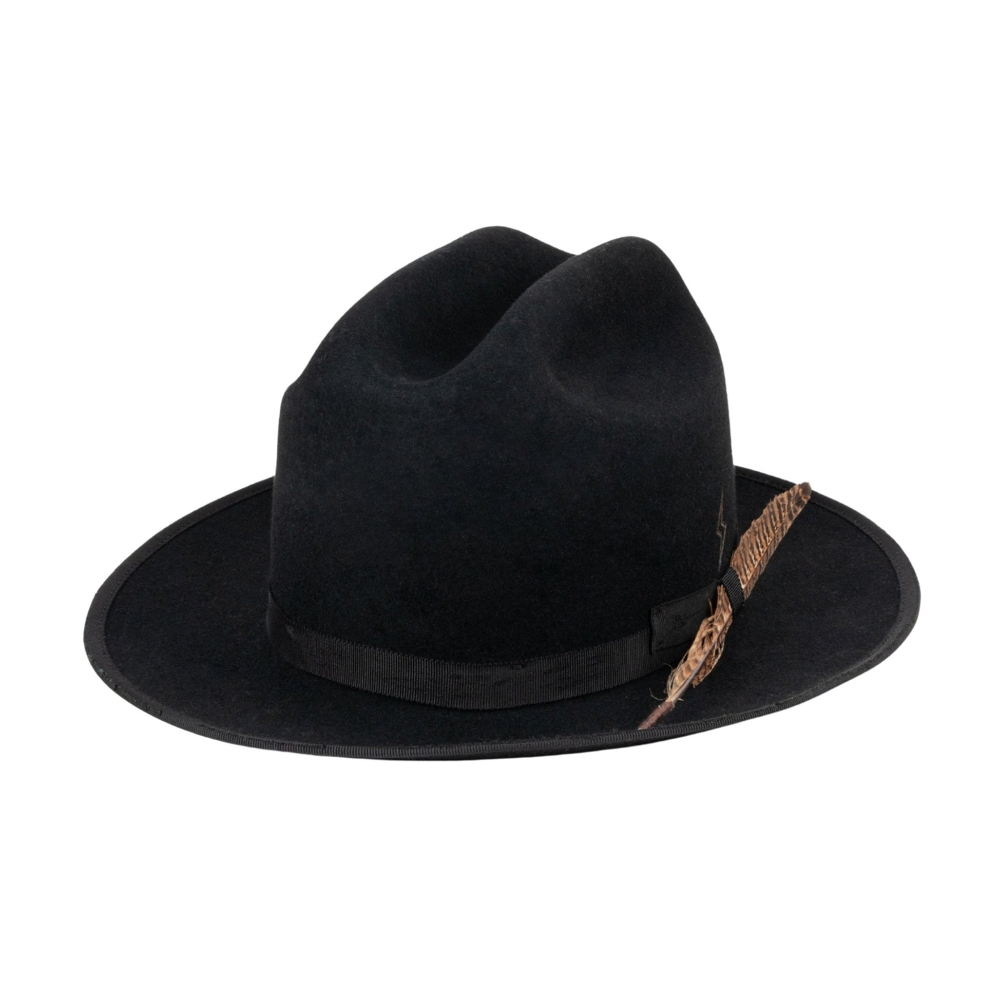 Ryder - Handcrafted Distressed Vintage Western Fedora - Ruediger Hats