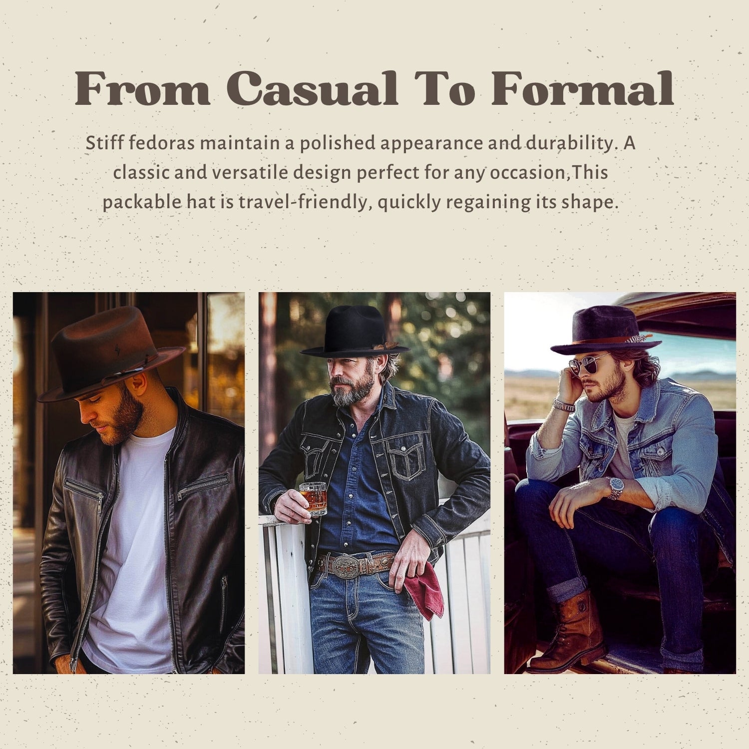 Sable - Burned Distressed Vintage City Western Hat - Ruediger Hats