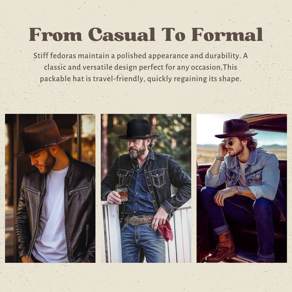 Sable - Burned Distressed Vintage City Western Hat - Ruediger Hats