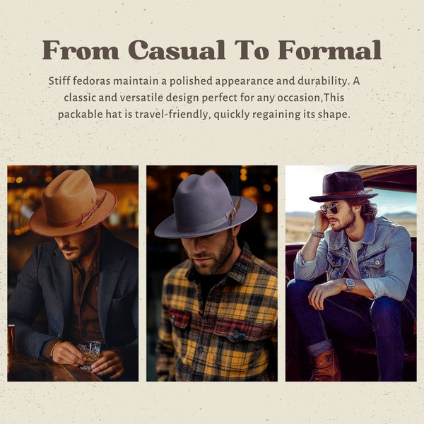 Scout - Handcrafted Distressed Vintage Western Fedora - Ruediger Hats