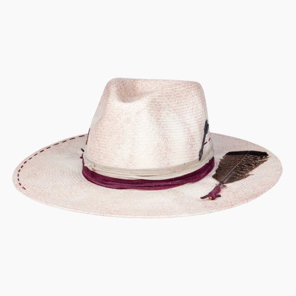 Solara – Handcrafted Distressed Vintage Western Straw Hat - Ruediger Hats
