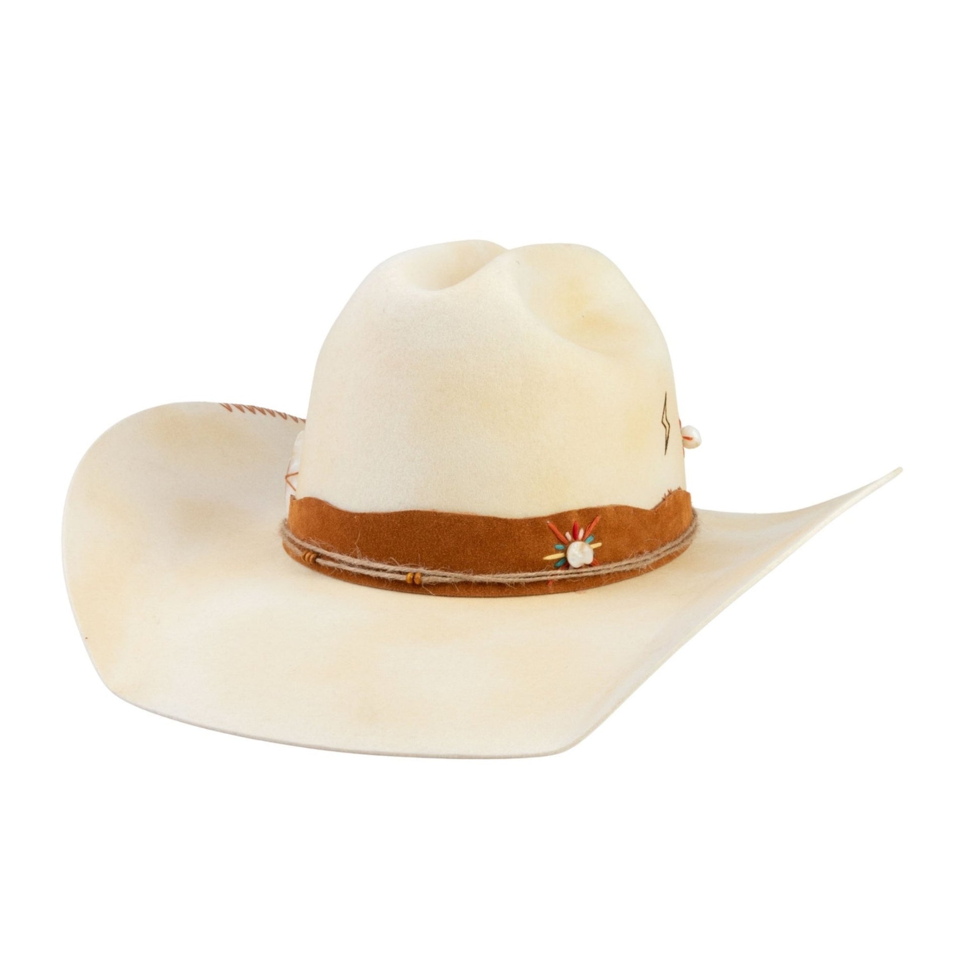 Solstice – Ivory Western Cowboy Hat - Ruediger Hats