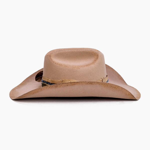 Stillwind – Beaded Cowboy Hat in Desert Sand - Ruediger Hats
