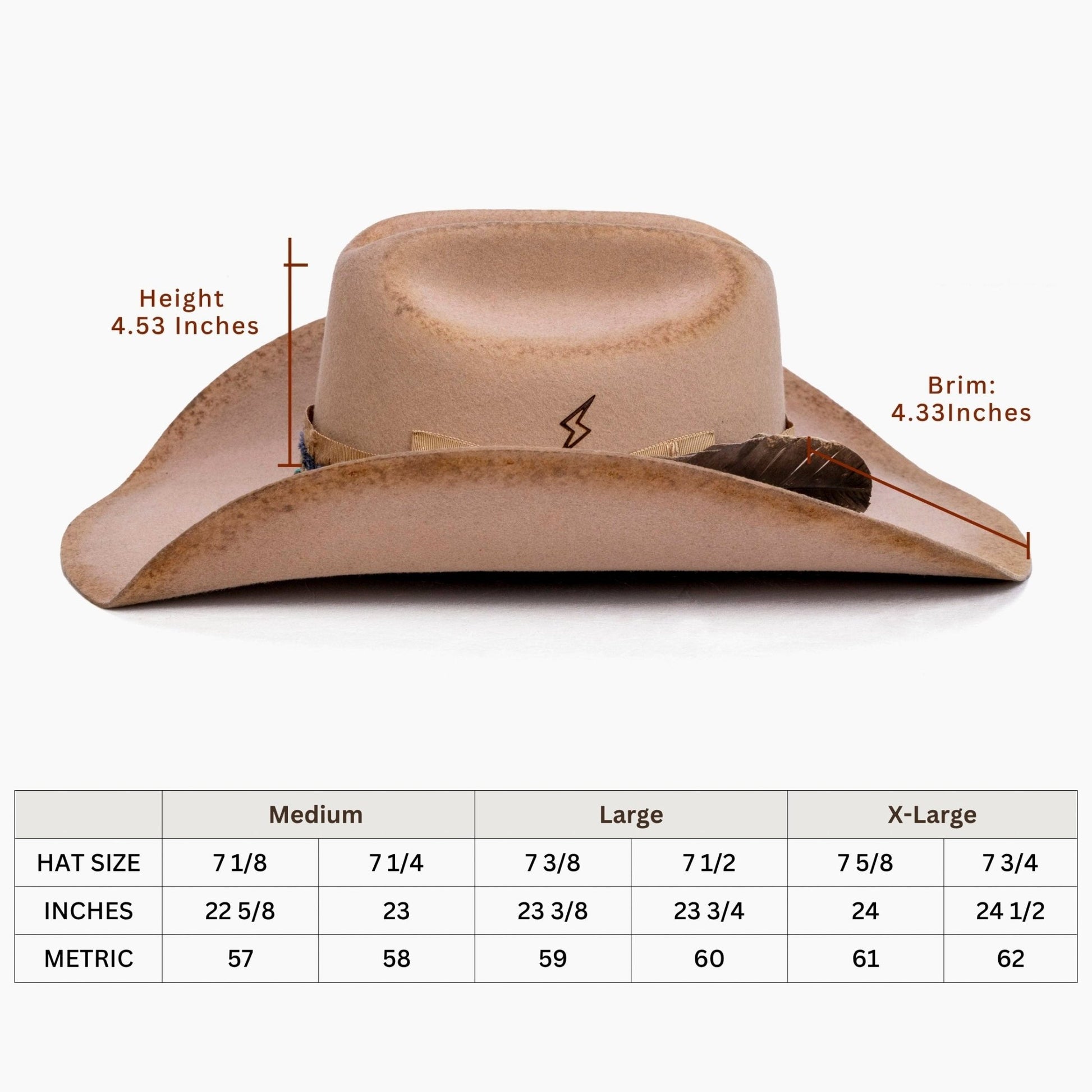 Stillwind – Beaded Cowboy Hat in Desert Sand - Ruediger Hats