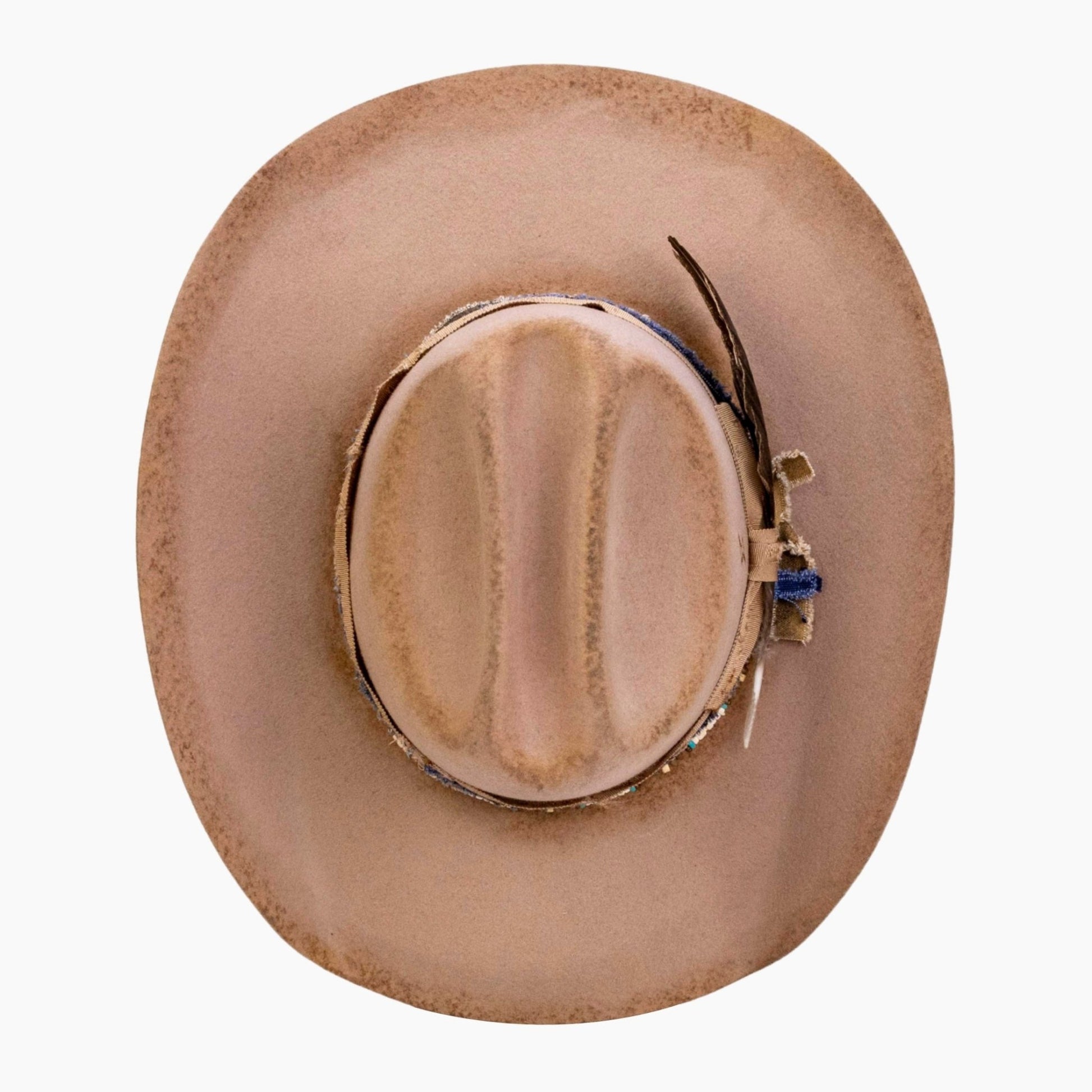 Stillwind – Beaded Cowboy Hat in Desert Sand - Ruediger Hats
