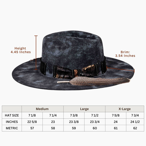 Stormer – Hand - Distressed Vintage Fedora - Ruediger Hats