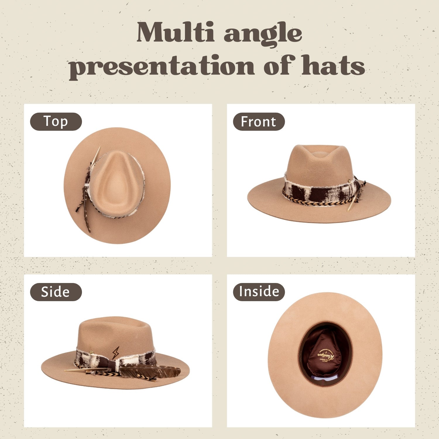 Trailblazer - Vintage Handcrafted Stiff Fedora Hat - Ruediger Hats