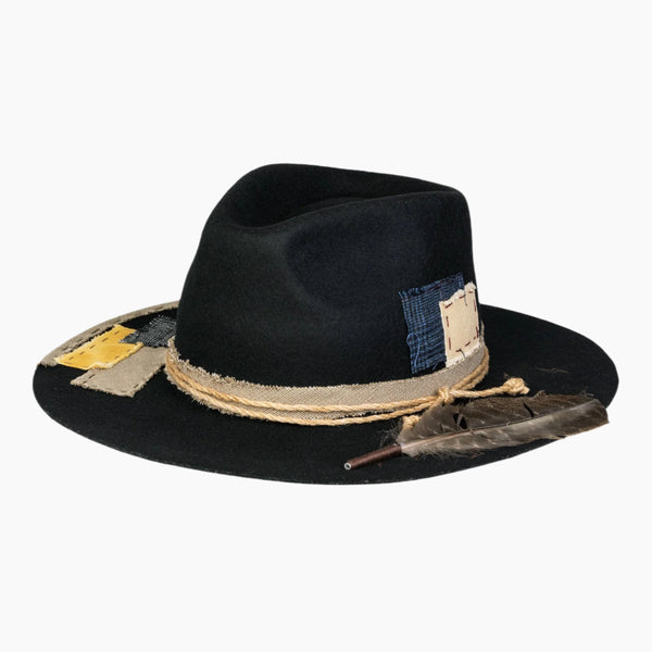Vintage Feathery Felt Fedora Hat - Ruediger Hats