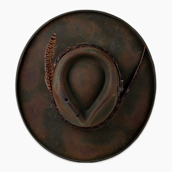 Warden – Vintage Fedora with Reptile Band - Ruediger Hats