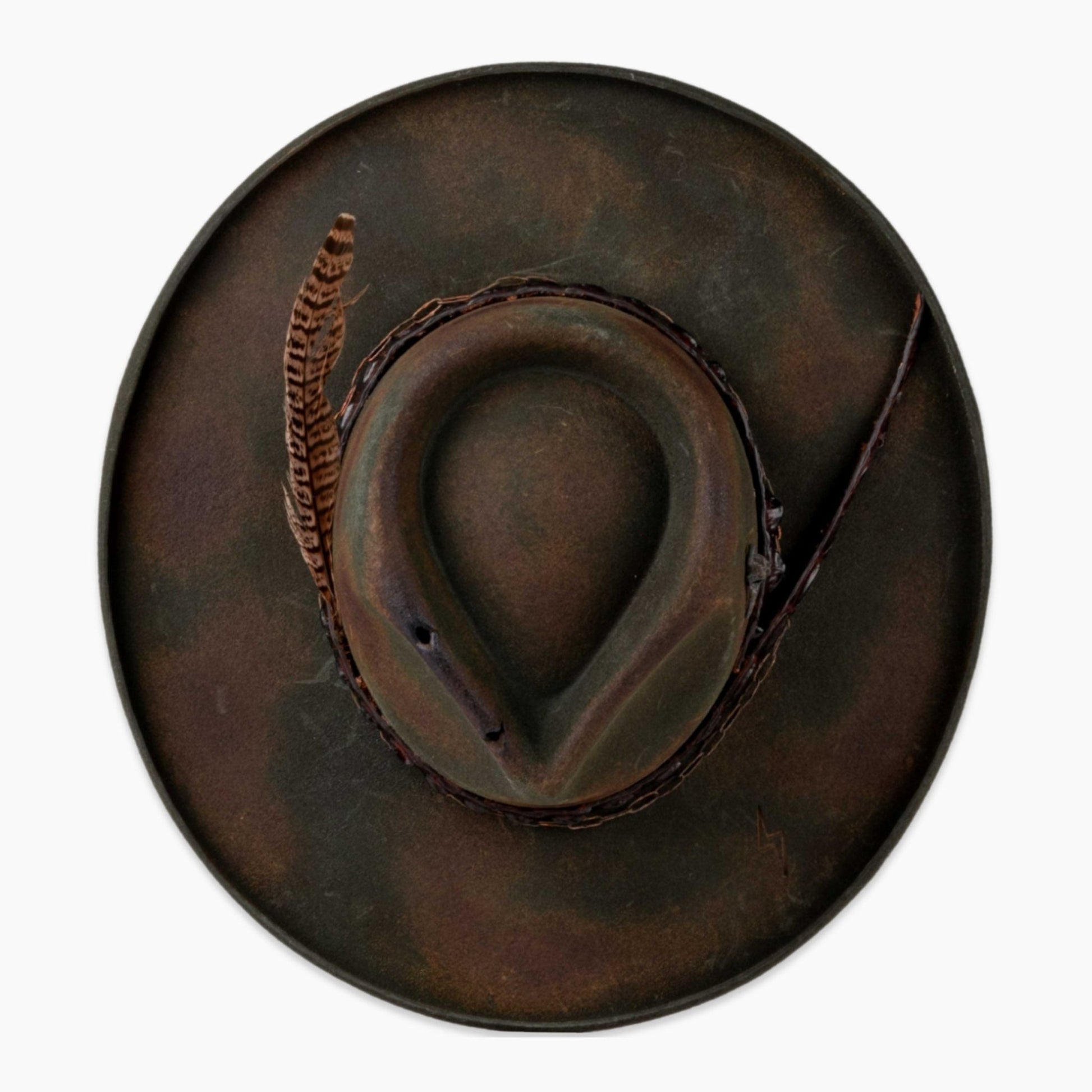 Warden – Vintage Fedora with Reptile Band - Ruediger Hats