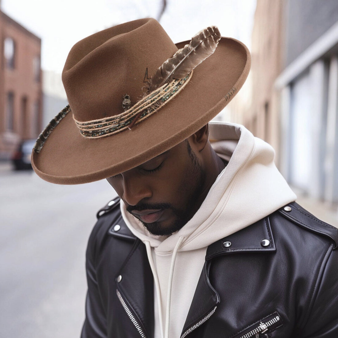 Stiff Ribbon Hat Wayfarer - Vintage Handcrafted Stiff Fedora Hat – Ruediger Hats