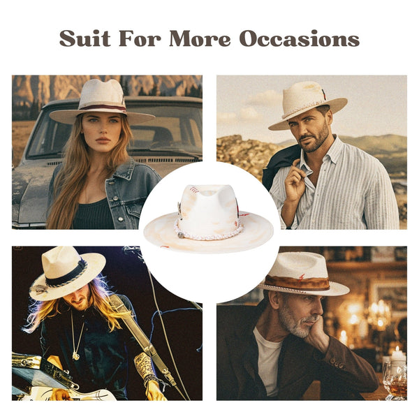Whisper — Handcrafted Distressed Western Straw Hat - Ruediger Hats
