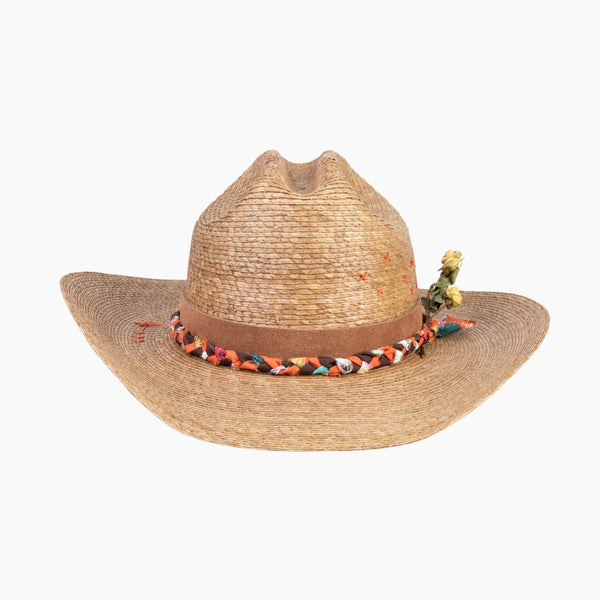Wildbloom – Embroidered Palm Western Hat - Ruediger Hats