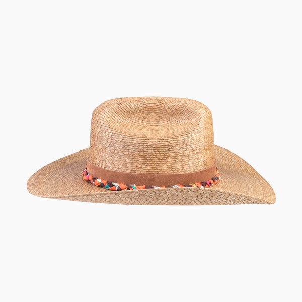 Wildbloom – Embroidered Palm Western Hat - Ruediger Hats