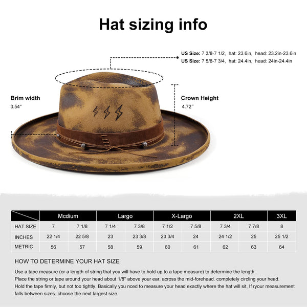 Hot Burning Three Lighting Bolt Signs Classic Fedora Hat - Ruediger Hats
