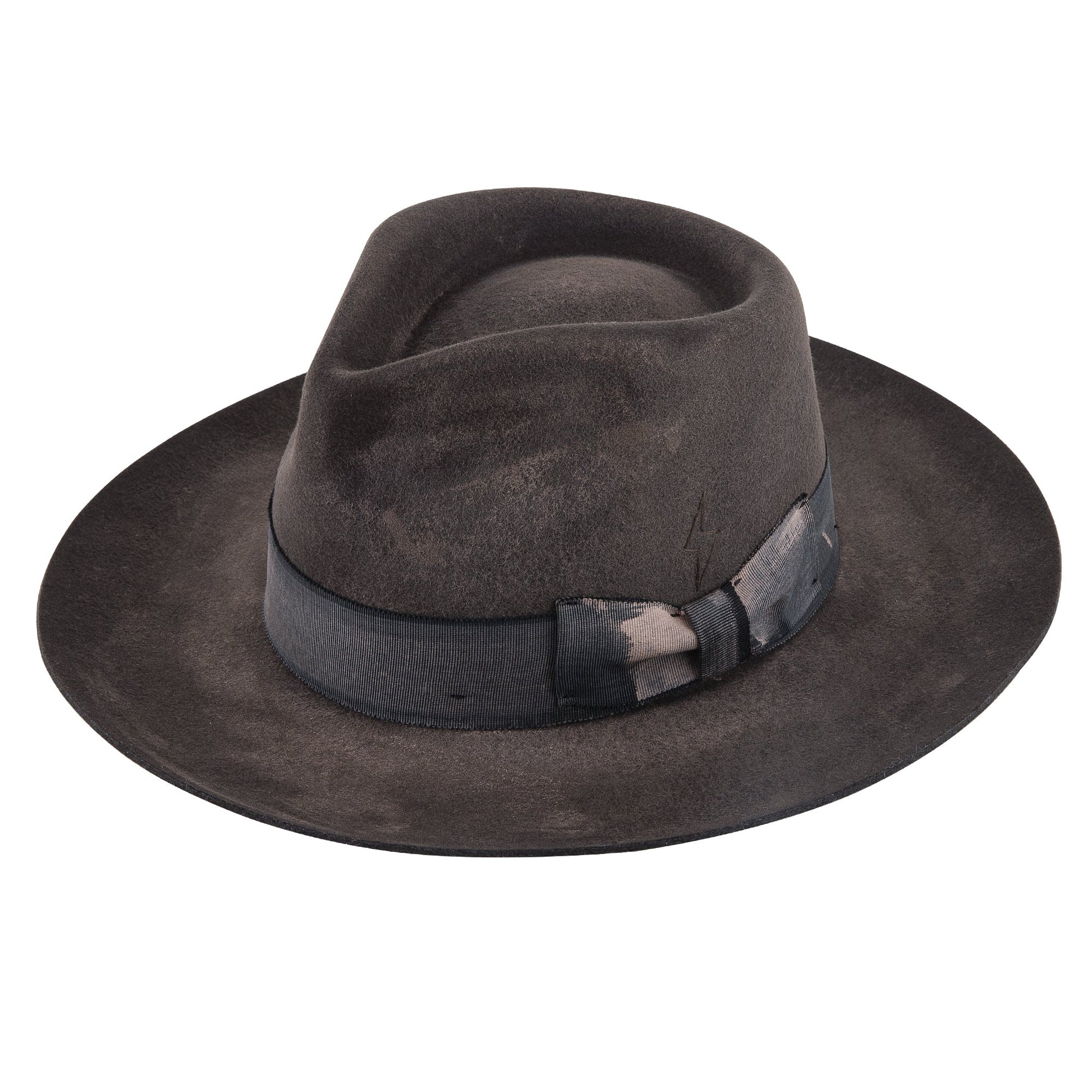 Minimalist Iconic Lighting Bolt Wool Felt Hat - Ruediger Hats