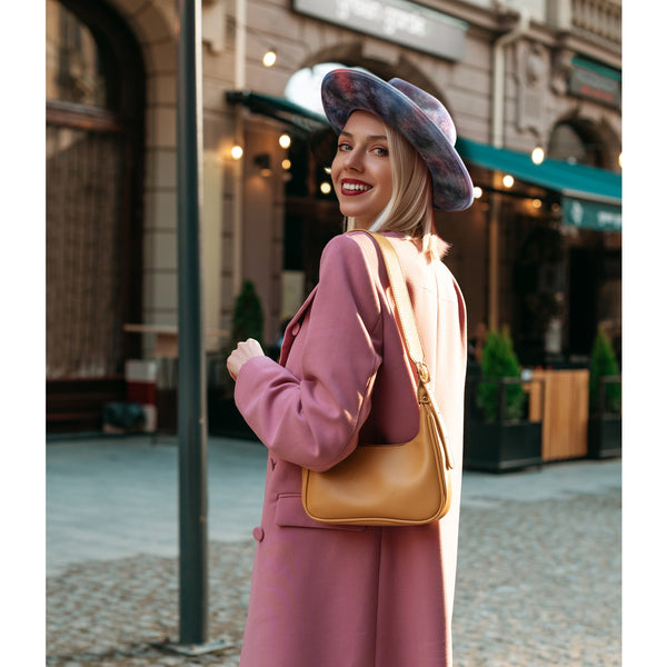 Multicolor Distressed Old Fashion Fedora Hat - Ruediger Hats