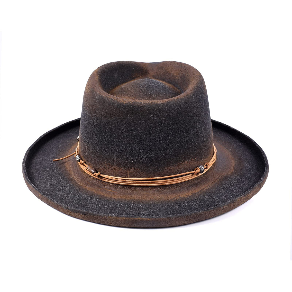 Rustic Hat Collection Timeless Classic Sample Design Wool Felt Rancher Hat – Ruediger Hats