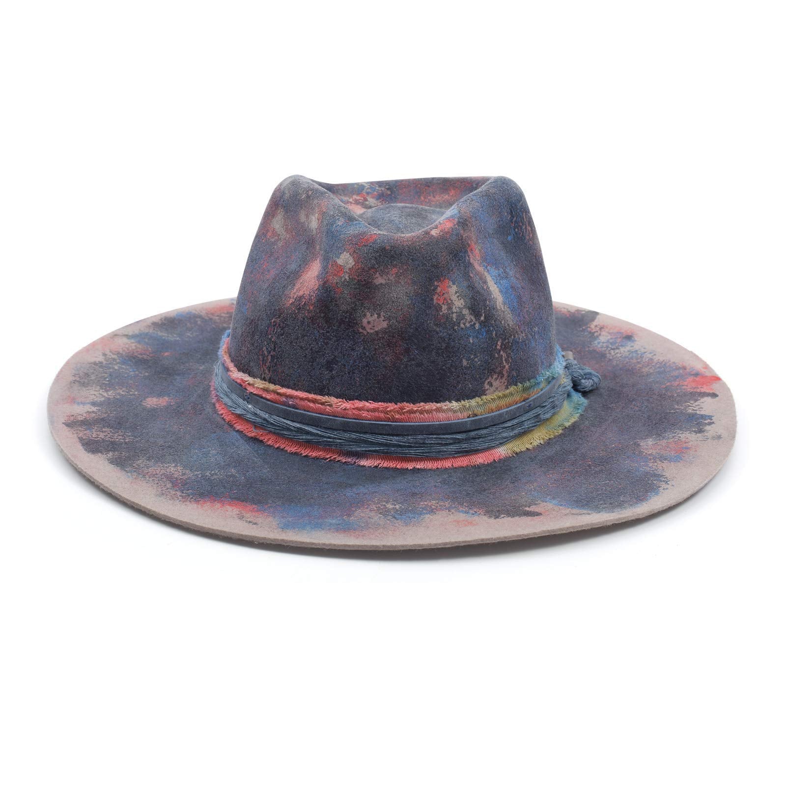 Prism - Vintage Painted Stylish Knots Fedora Hat – Ruediger Hats