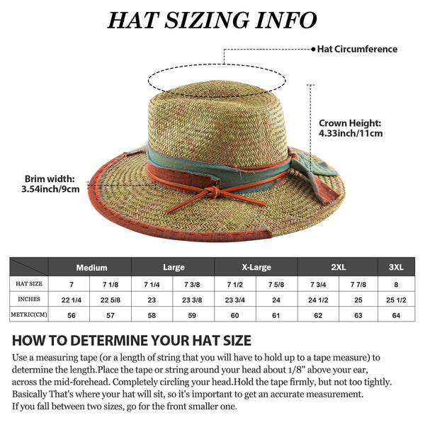 Wide Brim Knots Straw Hat - Ruediger Hats